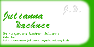 julianna wachner business card
